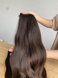 Machine de cheveux humains vierges russes de haute qualité de 1 à 3 ans Double trame non transformée couleur personnalisée teinte blanchie compétitive - Product Image 2