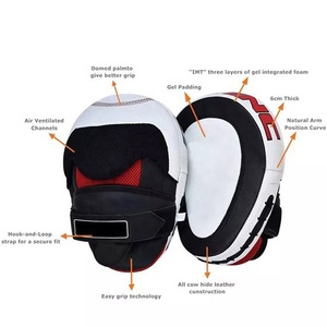 Almohadillas de enfoque Venta caliente Almohadillas de enfoque transpirables para entrenamiento de boxeo de destino Diseño de logotipo personalizado de alta calidad por España - Product Image 4