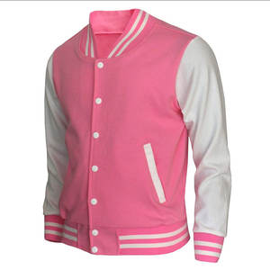 ผู้ผลิต OEM เสื้อแจ็คเก็ตเบสบอลแบบกำหนดเองคุณภาพสูง ปักลายเชนิลล์ สไตล์วาร์ซิตี้ สำหรับฤดูใบไม้ร่วง เป็นมิตรกับสิ่งแวดล้อม สตรีทแวร์ - Product Image 1