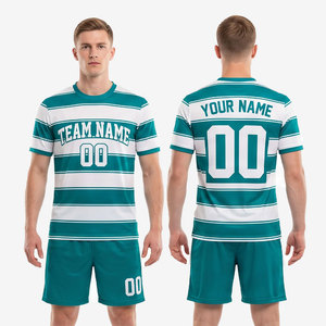 ชุดฟุตบอลทีมสั่งทำขายดีที่สุด ผ้าโพลีเอสเตอร์ 100% เสื้อฟุตบอลสโมสรเด็ก พร้อมโลโก้ ชุดฟุตบอลแบบซับลิเมชั่นรุ่นใหม่ล่าสุด - Product Image 1