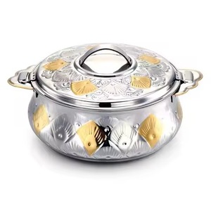 Modern Utility Metal Hot Pot Minimal Design Insulated Casserole Dining Serving Bowl Kitchen Category - Product Image 6