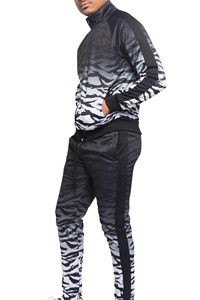 Ensemble Jogging Graphique Stylé Personnalisé avec Impression en Relief – Survêtement Streetwear à Grandes Motifs, Hoodie et Pantalon de Survêtement Deux Pièces Tendance Urbaine - Product Image 6