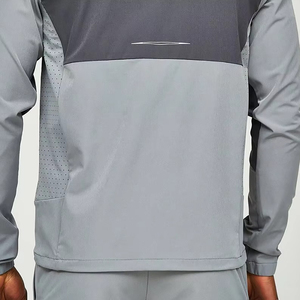 New Arrival Breathable And Material Quick Dry Comfortable <b>Men</b> Windbreaker Suit Best Selling High Quality Solid Color - Product Image 6