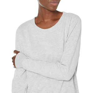 DYNAMO GEARS Sudadera de Moda para Mujer, de Alta Calidad, Estilo Urbano Invernal, Transpirable, de Punto, Mezcla de Algodón, Hombros Caídos, Manga Larga - Product Image 3