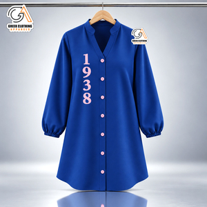 Ropa Griega Jack Jill America, Túnica Larga para Mujer Talla Grande, Cuello Redondo, Manga Farol, Informal, Invierno, 100% Poliéster - Product Image 4