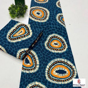 High Quality Lightweight African Wax Print Cotton Twill <b>Fabric</b> Ankara Dress Material Outdoor OEM ODM Custom <b>Fabric</b> Manufacturer - Product Image 2