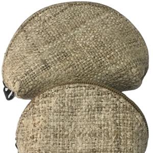 High Quality Hemp 3-Piece Coin <b>Purse</b> Set Eco-Friendly Plain Design for Shopping or Gift Giving - Product Image 1