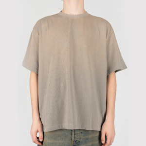 Camiseta personalizada OEM DTG de 300 g/m² de algodón grueso para hombre, ropa urbana, pedido al por mayor, suministro, entrega rápida - Product Image 5