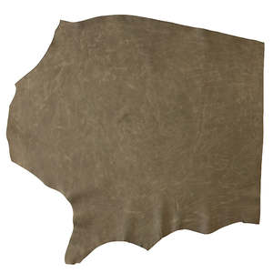 Cuir de vachette véritable gris premium, finition cirée, idéal pour les chaussures urbaines, les bottes utilitaires, les sacs à dos quotidiens et les articles artisanaux. - Product Image 5