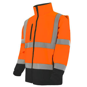 High Quality ANSI Class 2 Reflective Waterproof Winter <b>Worker</b> Safety <b>Jacket</b> with Custom Logo OEM Brand Wholesale - Product Image 2