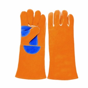 Premium Quality Safety Welding <b>Gloves</b> Leather Cotton Liner TIG Application Full Thumb Molten Metal Splash Test <b>Type</b> B Reasonable - Product Image 3