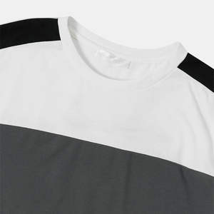 Camisetas de punto extragrandes para hombre OEM ODM con logotipo personalizado, tela 100% algodón, ecológicas, para verano, para adultos - Product Image 5