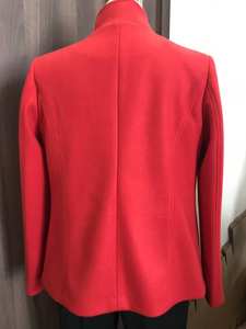 Abrigo de mezcla de lana con doble botonadura para mujer, chaqueta corta elegante y cálida, ropa de abrigo de invierno para uso casual en la oficina - Product Image 2