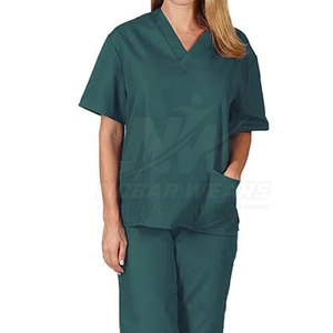 Ensemble de blouses d'infirmière pour femmes, tissu extensible doux, vêtements de travail médicaux pour hôpital, clinique, laboratoire et personnel de santé - Product Image 4