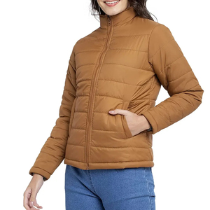 Women's Lightweight Winter Warm Breathable Puffer Jacket Cotton Filled Thick Puffer with Hood Bubble Design Woven Jacket Clothes - Product Image 4