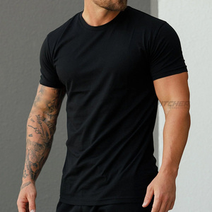 Custom <b>100</b>% Cotton Heavyweight Knitted Solid Oversized T-<b>Shirts</b> Custom Logo Printing Eco-Friendly Quick Dry Breathable Anti-UV - Product Image 1