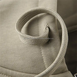 Haute Qualité Unisexe Coton Polyester French Terry Hommes Zipper-up Hoodies Logo Imprimé Personnalisé Hommes Zip Sweat À Capuche - Product Image 6