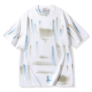 T-shirts en coton oversize unisexes personnalisables pour commande en gros – Style urbain, festival, design minimaliste peint à la main, plusieurs modèles - Product Image 1