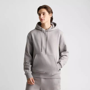 Conjunto deportivo slim fit para hombre, de algodón grueso, de secado rápido, ecológico, transpirable, con capucha para invierno, personalizable. - Product Image 3
