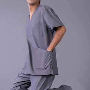 Top Summer Men Clinic Set Men <b>Scrubs</b> Uniforms Medical Nursing Hospital <b>Scrub</b> Sets Anti Wrinkle Tops <b>Jogger</b> <b>Scrub</b> Pants by pentax - Product Image 3