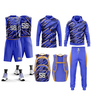 Uniforme de Baloncesto Unisex de Alta Calidad para Adultos, Paquete de Oferta, Colores Personalizados con Logotipo, Tela Transpirable 100% Poliéster para Equipo - Product Image 1