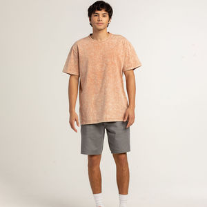 T-shirt oversize pour homme délavé à l'acide, couleur personnalisée, manches courtes, 100 % coton, prix fabricant compétitif sur les t-shirts vierges - Product Image 4