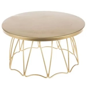 Spiderweb Design Metal <b>Cake</b> <b>Stand</b> with Orange <b>Cake</b> Displayed on Top Factory Direct Supply - Product Image 4