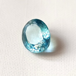 Piedra Preciosa de Aguamarina Natural Santa María, Corte Ovalado Azul, 3.85 Quilates, Facetada - Product Image 3