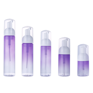 Customized Cosmetic <b>Empty</b> Purple Foam Pump Dispenser <b>Plastic</b> <b>Bottle</b> for Cleaning <b>Bottle</b> - Product Image 2