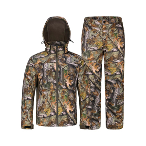 Combinaison de chasse sur mesure respirante, imperméable, antibactérienne, anti-humidité, manches longues, saison hivernale, confortable, en toile - Product Image 1