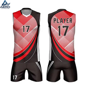 Fabricante Pakistaní de Uniformes de Voleibol Sublimados Personalizados, Diseña Tu Propio Logotipo, Conjuntos de Camiseta y Pantalones Cortos de Voleibol para Equipos de Rugby - Product Image 6