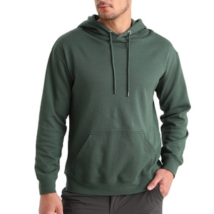 Sudadera con Capucha Ligera para Hombre, Estilo Urbano, Color Verde Invierno, 70% Algodón, 30% Poliéster, con Logotipo Personalizado, 2026 - Product Image 2