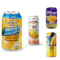 OEM/ODM Boisson de jus de purée de mangue du Vietnam avec pulpe 250ml 330ml 500ml Aluminium en conserve