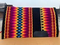 Couverture de selle d'équitation western en laine et cuir de Nouvelle-Zélande, qualité supérieure, taille 34x42, poids 3.3-3.5 KG, modèle E