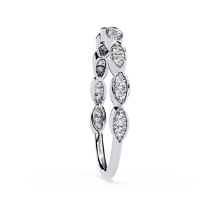 Anillo de Diamante Sintético Blanco para Mujer, Corte Brillante, Certificado IGI, Anillo de Compromiso Clásico, Color D, Chapado en Oro de 18 Quilates - Product Image 3