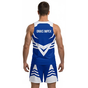 Uniformes de Atletismo Personalizados de Alto Rendimiento, Transpirables, Ligeros, de Spandex, Uniformes de Pista y Campo, Ropa Deportiva con Estampado por Sublimación - Product Image 3