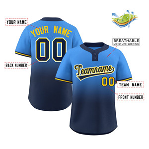 Nueva Camiseta de Béisbol Personalizada por Sublimación para Hombre, con Botones, en Venta - Product Image 3