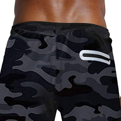 กางเกงวิ่งกีฬาผู้ชายแฟชั่นใหม่สุดฮิต ขายส่ง ไม่มีแบรนด์ ทรงฮิปฮอป ผ้ารักษ์โลก เอวยางยืด แห้งเร็ว ระบายอากาศได้ดี - Product Image 6