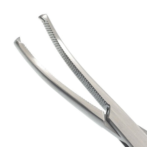 Pinzas Rochester Ochsner de 6 1/2″ Curvas, 1x2 Dientes, Acero Inoxidable, Instrumento Quirúrgico Hemostático con Bloqueo - Product Image 4