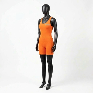 Ropa Deportiva al por Mayor para Mujer, Mono Deportivo para Gimnasio, Transpirable, de Secado Rápido, Sin Costuras, 100% Poliéster, Hasta la Rodilla - Product Image 2