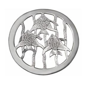 Sous-plat en aluminium vintage en forme de paon pour la cuisine ou la table à manger, sous-plat résistant à la chaleur, protège votre plan de travail des plats chauds - Product Image 6