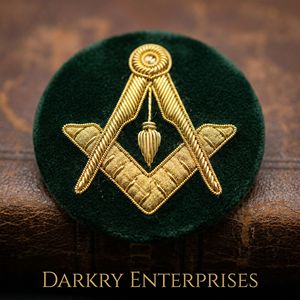 Emblema bordado hecho a mano con hilo de oro, insignia masónica de la Diosa Egipcia, distintivo de regalia masónica, parche corporal colgante, pedido personalizado, venta al por mayor - Product Image 6