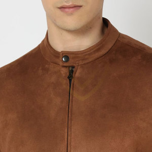 Chaqueta de Cuero y Lona de Alta Calidad para Hombre, Estilo Casual, Chaqueta de Cuero y Lona para Invierno - Product Image 5
