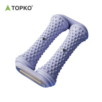 Rouleau de massage pour les pieds TOPKO de haute qualité, double bâton pour hommes et femmes, massage corporel, rouleau de massage pour les pieds