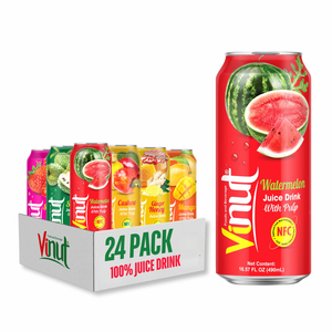 Vietnam 490ml Sin azúcar Zumo de frutas y verduras Variedad de sabores con pulpa Etiqueta privada Muestra gratis disponible - Product Image 1