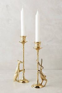 <b>Brass</b> <b>Candlestick</b> Holder Set of 8 Taper Candle Holders for Home Decoration Durable Metal Stand - Product Image 2