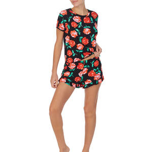 Conjunto de Verano Ligero para Mujer, Diseño Floral con Cuello Redondo y Servicio OEM, Diseño de Alta Calidad - Product Image 2