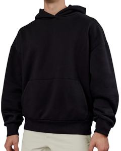 เสื้อฮู้ดและสเวตเตอร์แบบสวมหัวใส่ได้ทั้งชายและหญิงผ้าฝ้ายธรรมดาทรงโอเวอร์ไซส์ผ้านุ่มใส่สบายสำหรับฤดูหนาว - Product Image 1