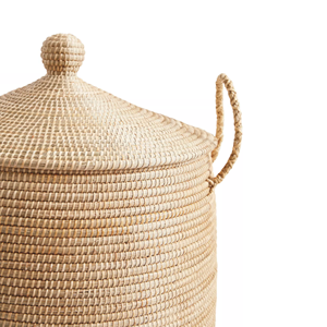 Premium Handwoven Seagrass Laundry <b>Basket</b>, <b>Large</b> Size Eco-Friendly <b>Storage</b> Organizer, Wholesale From Vietnam Factory - Product Image 3