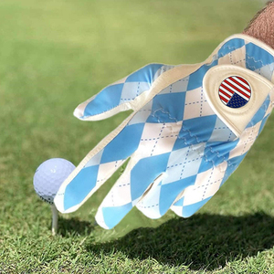 Guantes de Golf de Cuero Genuino de Fabricante OEM para Hombre, Alto Agarre, Uso en Todas las Estaciones, Cierre de Gancho y Bucle, Protección UV, Deportivos - Product Image 5